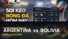 7M nhận định Argentina vs Bolivia: Trận đấu hấp dẫn trước thềm World Cup