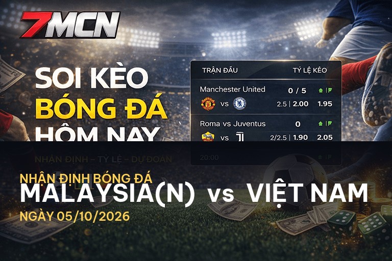 7M nhận định Malaysia(N) vs Việt Nam: Cuộc chiến quyết định ngôi đầu bảng